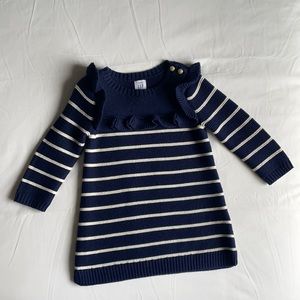 Cotton sweater knit dress